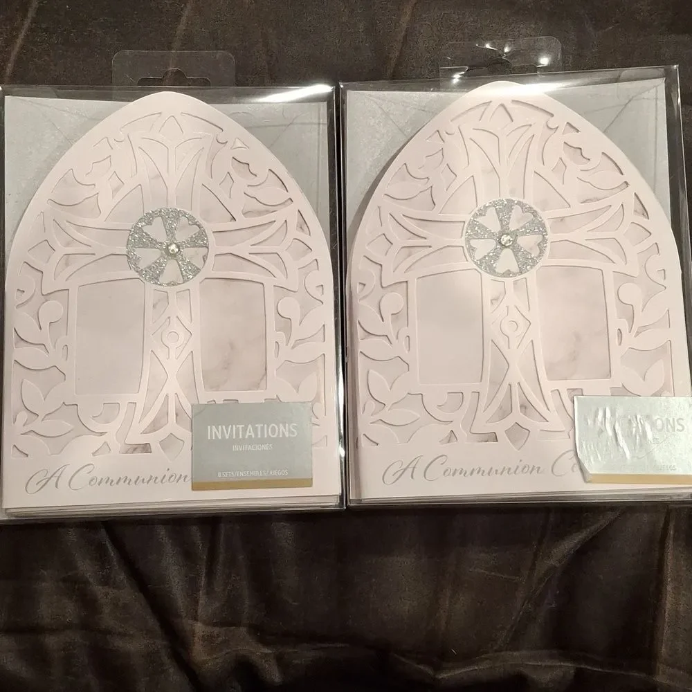 First Communion Invitations - 2 Packs